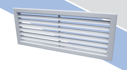 Однорядная решетка АВН-К 500*200