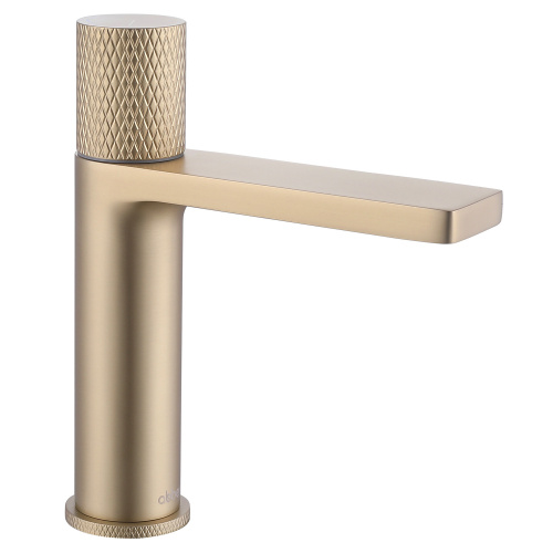 Смеситель для раковины ABBER Rund AF8710G золото матовое