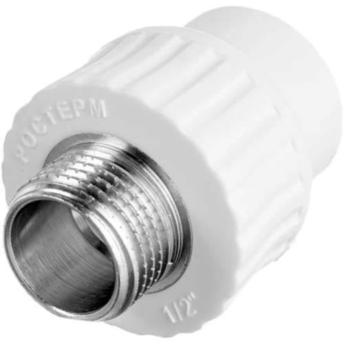 Соединитель РОСТерм 20x1/2"Н полипропилен PR-MF20-12