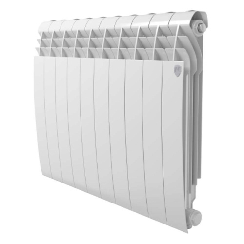 Алюминиевый радиатор Royal Thermo BILINER A 500 - 10 секций, боковое, белый