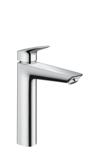 Смеситель для раковины Hansgrohe Logis 71090000 хром, высокий, донный клапан