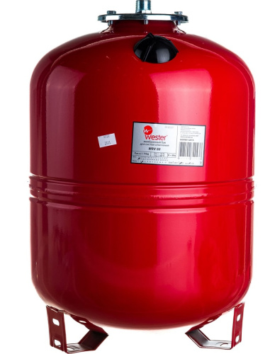 Мембранный бак Wester WRV 50 л.-1.5 на 5 bar для отопления