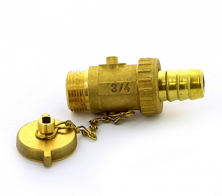 Кран шаровой 3/4"НШ дренажный ITAP 139 3/4'