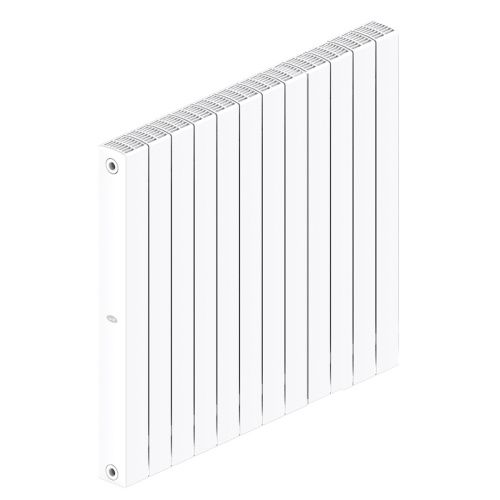 Биметаллический радиатор Rifar SUPReMO 800 - 12 секций, боковое, белый