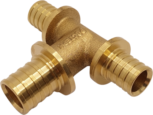 Тройник переходной РОСТерм 16x20x16 латунь PE-x 162016TBR