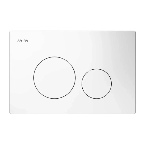 Кнопка для инсталляции пневматическая Am.Pm Pro L I049001 пластик, белый глянцевый