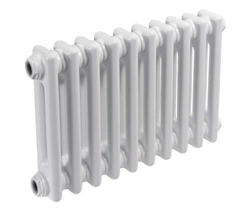Трубчатый радиатор Velar WH 2040-47 секций, белый, боковое подключение 1/2"