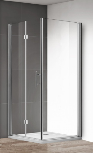 Душевой уголок 80x90 Cezares ECO-O-ASH-1-80/90-C-Cr