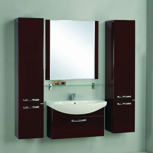 Зеркало Акватон Ария 80 темно-коричневый 1A141902AA430