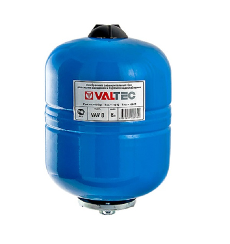 Бак расширительный Valtec для ГВС и ХВС 8л. СИНИЙ VT.AV.B.060008