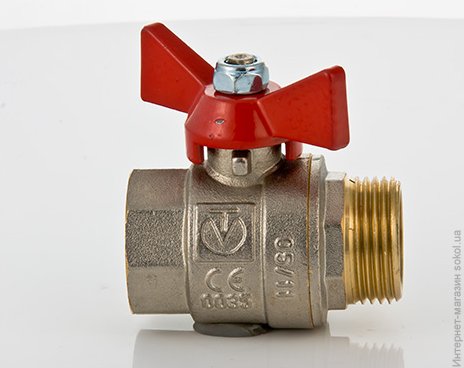 Кран шаровой 3/4"ВН ручка бабочка Valtec Base VT.218.N.05