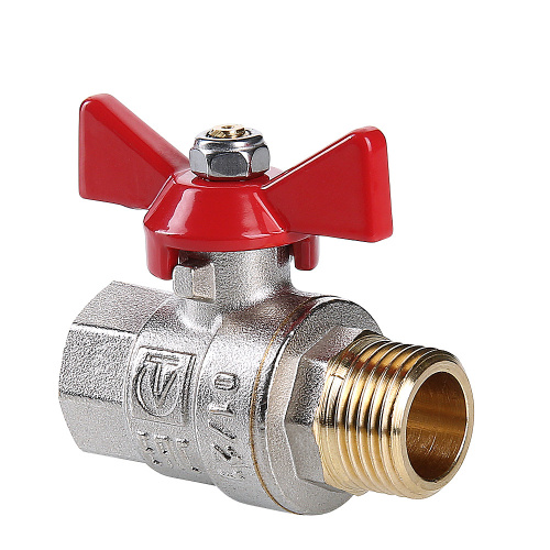 Кран шаровой 1/2"ВН ручка бабочка Valtec Base VT.218.N.04