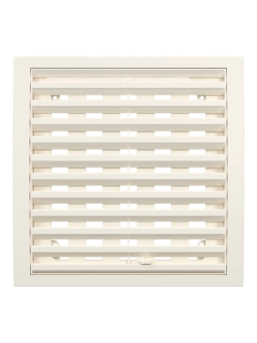 1515РРПН Ivory, Решетка наружная ASA вентиляционная регулируемая 150х150