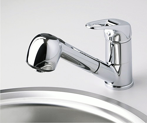 Смеситель для кухни WasserKraft Oder 6365 хром, выдвижной излив-душ