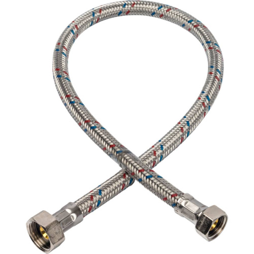 Подводка для воды 3/8"x1/2" гайка-гайка, длина 60см Stout