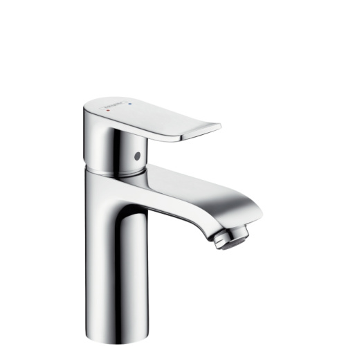 Смеситель для раковины Hansgrohe Metris 31080000 хром, донный клапан