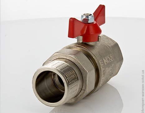 Кран шаровой 3/4"ВН с американкой, ручка бабочка Valtec Base VT.227.N.05