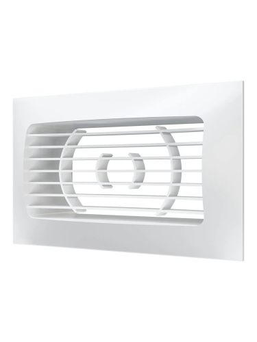 511РСФ, Решетка вентиляционная приточно-вытяжная АБС 140х85 с фланцем 110х55