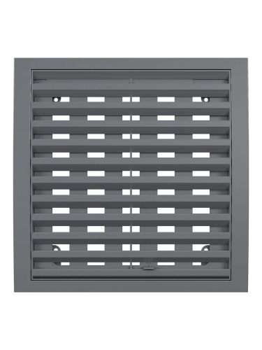 2020РРПН сер, Решетка наружная ASA вентиляционная регулируемая 200х200, серая