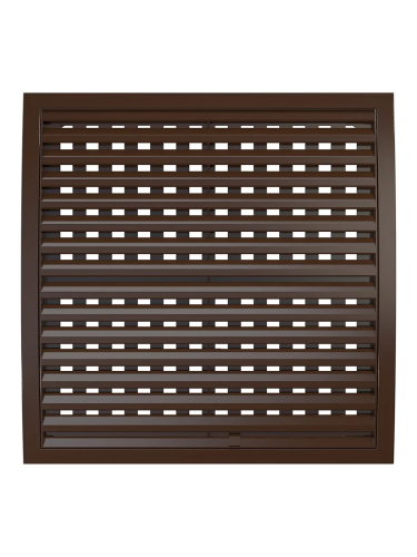 3535РРПН кор, Решетка наружная ASA вентиляционная регулируемая 350х350, коричневая