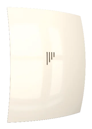 Вентилятор осевой вытяжной с обратным клапаном D 125 DiCiTi BREEZE 5C lvory, декоративный
