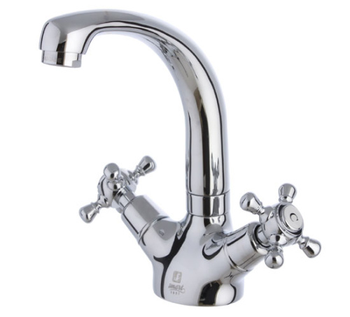 Смеситель для раковины SMARTsant Классик нью SM180009AA хром, высокий