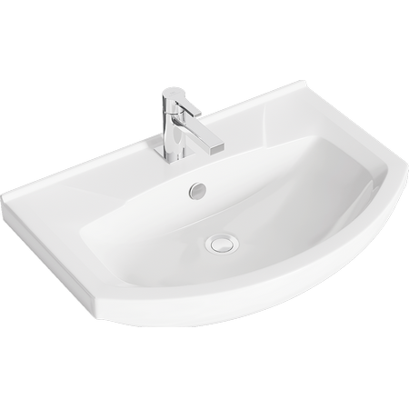 Тумба с умывальником AQWELLA Allegro 65,5 Белый Agr.01.06/2