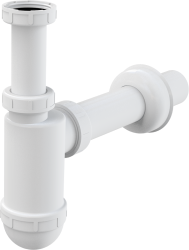 Сифон Alcaplast d 40мм, для раковины, с накидной гайкой 5/4" A43