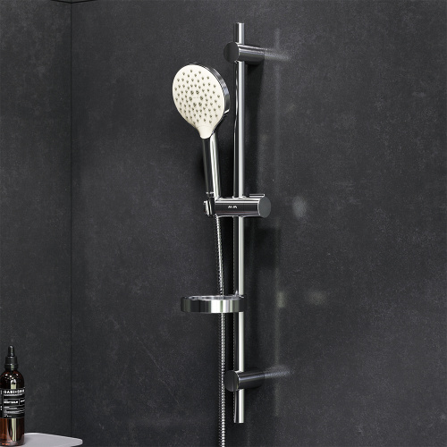 Душевой комплект Am.Pm Like F0180064 хром: лейка 3 режима 120 мм, штанга 700 мм, шланг 1750 мм