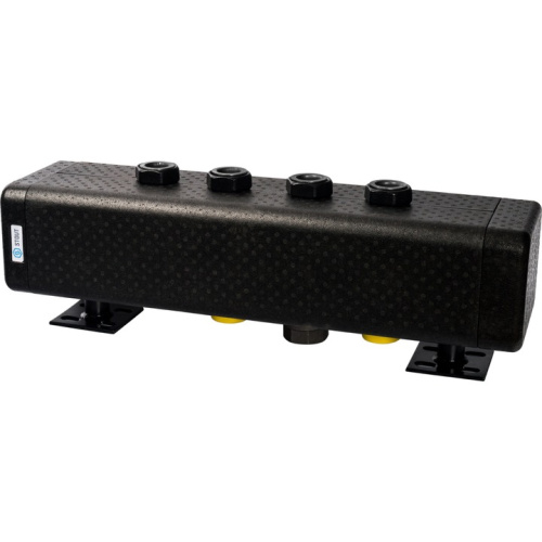 Стальной распределительный коллектор Stout 2 отопительных контура, в теплоизоляции DN 32 SDG-0016-005002