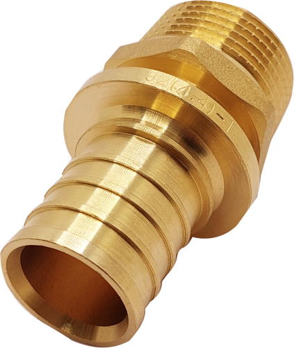 Соединитель РОСТерм 32x1"Н латунь PE-x 32COUP1EXT