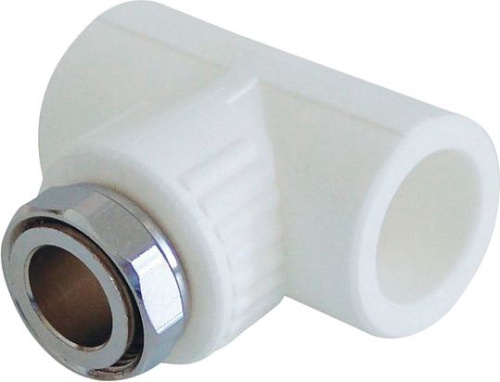 Тройник с накидной гайкой Kalde 32х1 1/4"В полипропилен 3222-tut-321a00