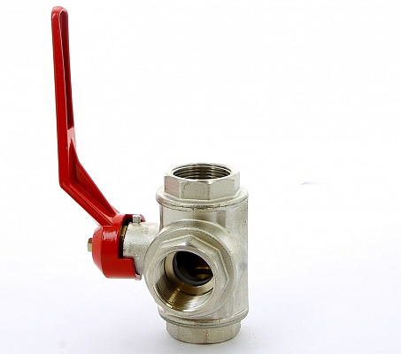 Кран трехходовой 1 1/4"ВВВ с L-переключением ITAP 128 11/4'L