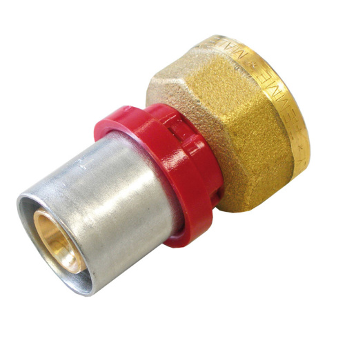 Соединитель пресс Tiemme 16x3/4"В металлопластик 1650116