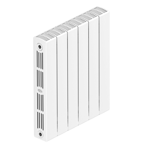 Биметаллический радиатор Rifar SUPReMO 500 - 6 секций, боковое, белый