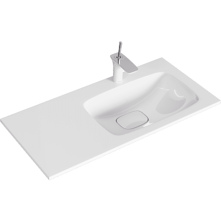 Тумба с умывальником AQWELLA Accent 92 Белый ACC0109RW