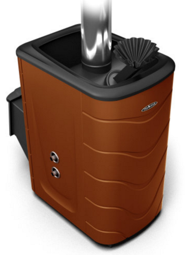 Банная печь Гейзер 2014 Inox ДА ЗК ТО терракота Термофор