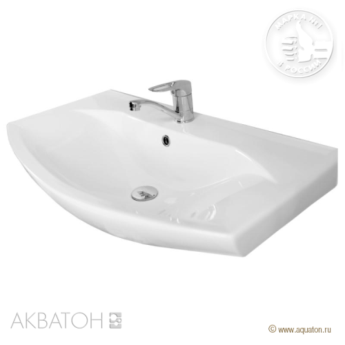 Раковина Акватон SMILE-80 мебельная 1WH207783