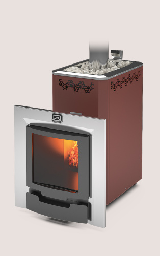 Печь банная Теплодар КУЗБАСС ОПТИМА-14 ТК Панорама (2018)