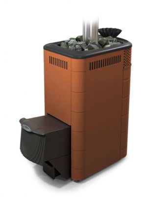 Банная печь Гейзер XXL 2017 Inox ДА ЗК терракота