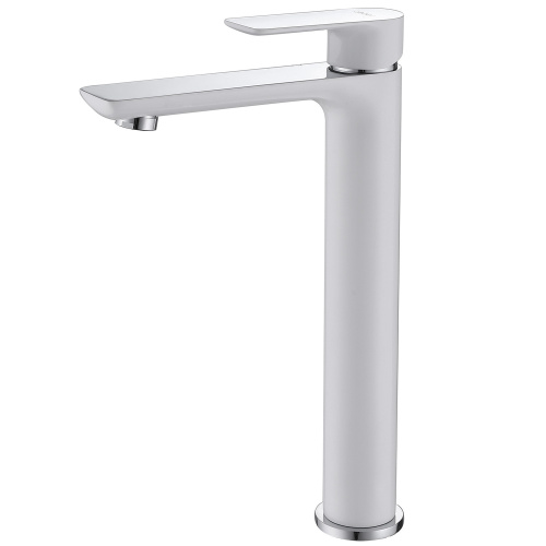 Смеситель для раковины ABBER Weiss Insel AF8011W белый-хром