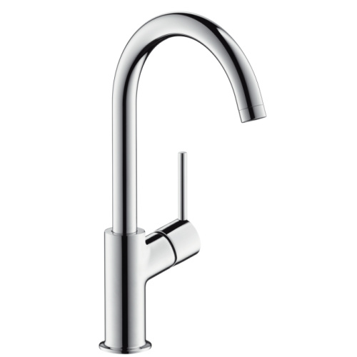 Смеситель для раковины Hansgrohe Talis S2 32082000 хром, поворотный излив, сливной клапан Push-Open