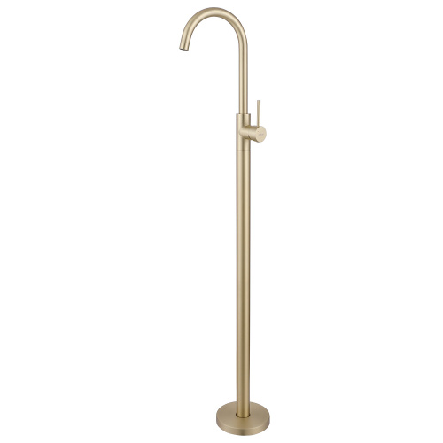 Смеситель для раковины ABBER Wasser Kreis AF8141G напольный, золото матовое