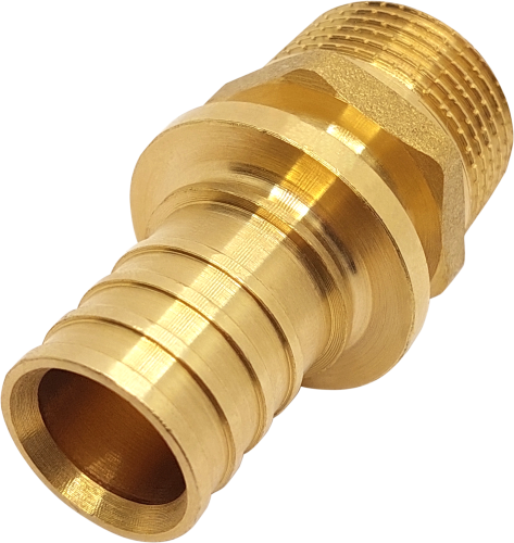 Соединитель РОСТерм 25x1/2"Н латунь PE-x 25COUP12EXT