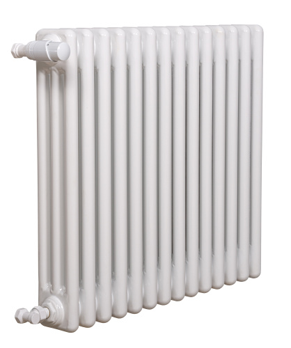 Трубчатый радиатор Velar WH 3040-23 секций, белый, боковое подключение 3/4"