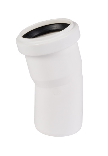 Отвод 50x15° белый, PP HTB Ostendorf внутренняя канализация