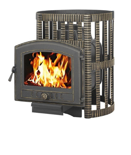 Чугунная печь для бани Везувий Легенда Ковка 28 (224)