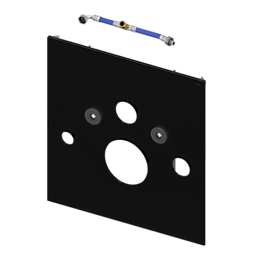 Нижняя панель TECElux для унитазов-биде TOTO и Geberit, стекло черное 9650106