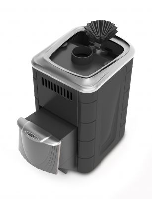 Банная печь Гейзер Мини 2016 Inox ДН ЗК антрацит