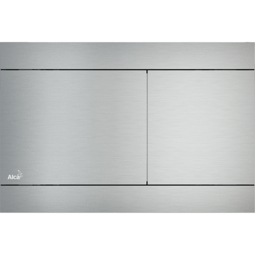 Смывная клавиша Alcaplast Flat FUN, алюминий матовый